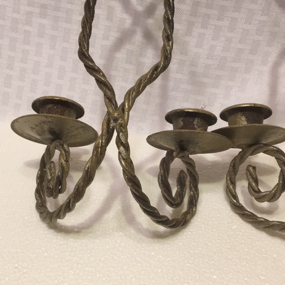 Candle holders wall sconce metal wall decor - Picture 4 of 5